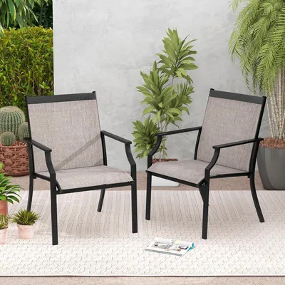 Produktbild von Terrassenstühle - Gartenstühle - Gartenmöbel - Balkonstühle - Gartenmöbel - Wasserabweisende Stoffe