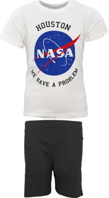Produktbild von NASA Space Center Jugend Jungen Schlafanzug kurzarm Pyjama – Grau / 134