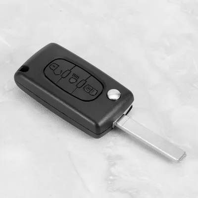 Image de Étui pour porte-clés, étui pour clés à rabat, étui pour porte-clés, étui pour coque de clé, étui pour coque de clé, étui pour coque de clé pour Citroën, étui pour clé à distance, étui pour clé