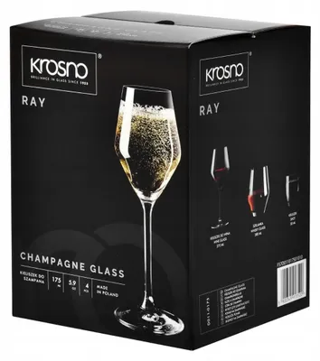 Produktbild von Krosno Sektglas Ray 175 ml Kristallklar Elegant