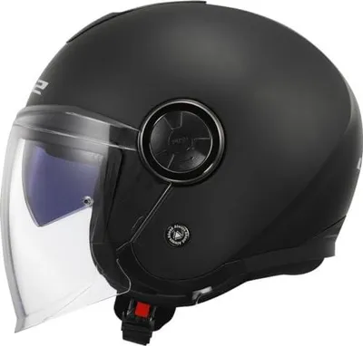 Produktbild von Jet-Motorradhelm CLASSY SOLID in Matt Schwarz, Größe S