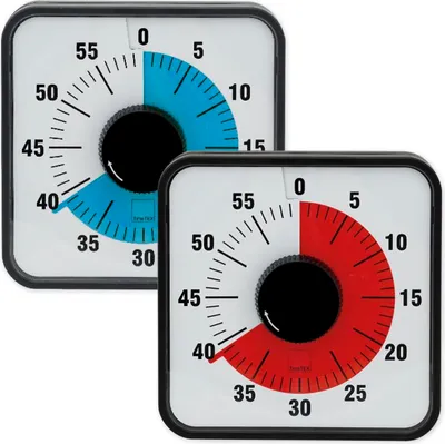 Produktbild von TimeTEX Zeitdauer-Uhr "Automatik" magnetisch, 19x19 cm