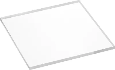 Produktbild von Quadratische Acrylglasscheibe 100x100x4mm transparent, rundum glänzend polierte Seitenkanten / Acryl / Acrylglas / massiv / klar / farblos / Dekoration - Zeigis®