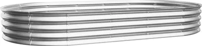 Produktbild von Hochbeet - Erhöhtes Gartenbeet Set - Galvanisiertes Metall - Rostbeständig - Für Gemüse, Blumen & Kräuter - Einfache Montage - Outdoor