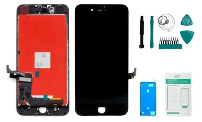 Produktbild von iPhone 8 Plus Display schwarz - Set