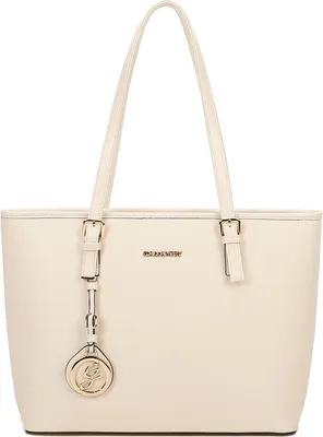 Produktbild von Gallantry Damen Handtasche mit Reißverschluss - Schultertasche - Beigefarben - Stylische Umhängetasche für Alltag und Schule