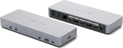 Zdjęcie produktu dla HYPER HD-GD1000-EU, Dokujący, USB 3.2 Gen 1 (3.1 Gen 1) Type-C, 65 W, 3,5 mm, Srebrny, 10 Gbit/s