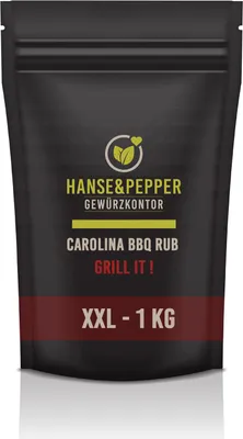Produktbild von 1kg Carolina Rub Grillgewürz Top 1A Aromatisch natürlich vom Hanse&Pepper Gewürzkontor  - Gourmet Serie