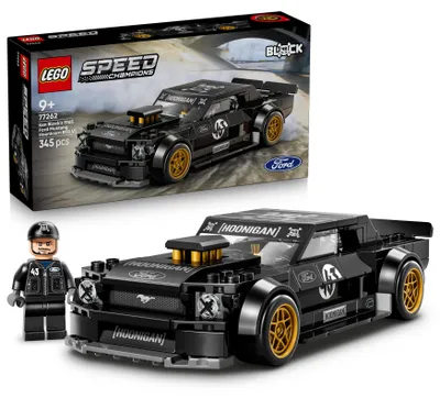 Produktbild von LEGO Speed Champions Ken Blocks 1965 Ford Mustang Hoonicorn V1 - Muscle Car Spielzeug - Modellbau mit Minifigur zum Sammeln - Kinderzimmer Deko - MINT Geschenk für Jungen ab 9 Jahren und Fans - 77262