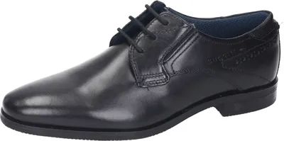 Produktbild von Bugatti Herren Halbschuhschnürer Echtleder schwarz, Herren:42 EU