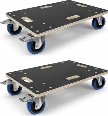 Immagine prodotto di Trucky Set da 2 rotelle 40 x 60 cm Carrello di trasporto 500 kg Carrello per mobili con 4 rotelle Carrello di trasporto Carrello per il trasporto di mobili