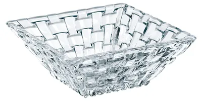 Produktbild von Nachtmann Bossa Nova, Servierschüssel, Glas, Transparent, Quadratisch, 12 cm, 47 mm