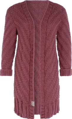 Produktbild von Knit Factory Sally Strickjacke - Stone Red - 40/42
