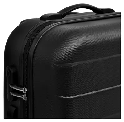 Produktbild von 3-teiliges Hartschalenkoffer-Set Schwarz 45,5/55/66 cm