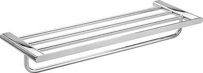 Produktbild von BORGANIC Handtuchablage Edelstahl poliert 640x93x214 mm für Bad & Küche >> zum Bohren