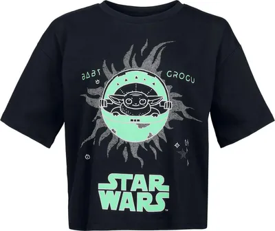 Produktbild von Star Wars Oversize T-Shirt Damen Baby Grogu - Oversize schwarz M