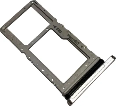 Produktbild von Simkartenhalter und micro-SD Fach für Samsung Galaxy Tab A7 LTE 10.4 (2020), Original Ersatzteil, Goldfarben