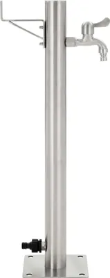 Produktbild von vidaXL Záhradný vodný stĺp z nehrdzavejúcej ocele okrúhly 65 cm