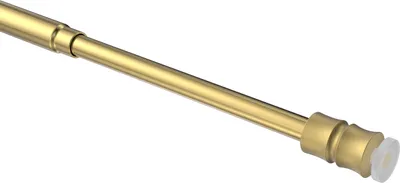 Produktbild von Interdeco Klemmfix Klemmstange / ausdrehbare Scheibenstange Messing-farbig, Typ Flexo, 40-60 cm