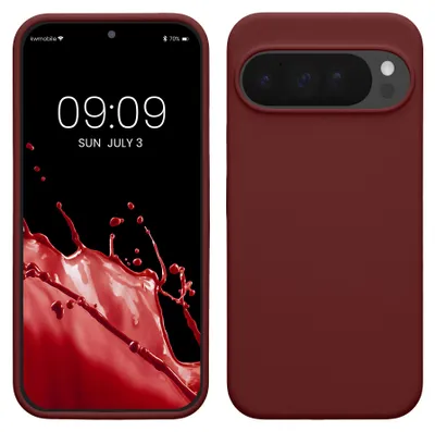 Produktbild von kwmobile Handyhülle für Google Pixel 10 Pro XL Hülle - Case Silikon - Kabelloses Laden - Schutzhülle Cover in Bordeaux Violett