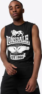 Zdjęcie produktu dla Męska koszulka bez rękawów slim fit CLEATOR Black L Lonsdale