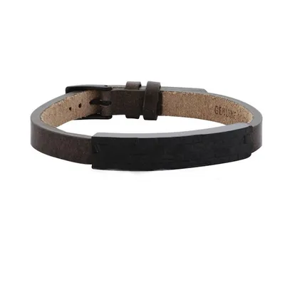 Produktbild von s.Oliver Jewel Herren Armband Leder Edelstahl SO1020/1 - 463706