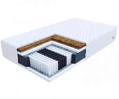 Zdjęcie produktu dla Materac kieszeniowy GRADO, 180x200 cm, z warstwą kokosu, wysokość 18 cm