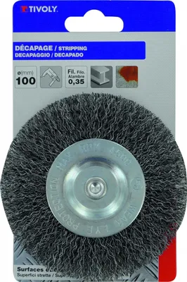 Produktbild von TIVOLY Rundbohrbürste für Metall, Durchmesser 100 mm