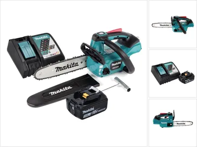 Produktbild von Makita DUC 254 RT1 Akku Kettensäge 18 V 25 cm Brushless + 1x Akku 5,0 Ah + Ladegerät