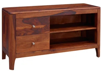 Immagine prodotto di MASSIVMOEBEL24 | mobile TV in legno di Sheesham / palissandro 110x40x60 Noce oliato BROOKLYN #15