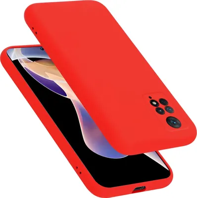 Zdjęcie produktu dla Etui ochronne Cadorabo do Xiaomi RedMi NOTE 11 PRO 4G / 5G w kolorze czerwonym Etui na telefon komórkowy Etui z TPU