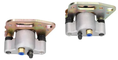 Image de Paire d'étriers de frein avant pour VTT, gauche et droit, adaptés au Polaris Sportsman 500 avec plaquettes