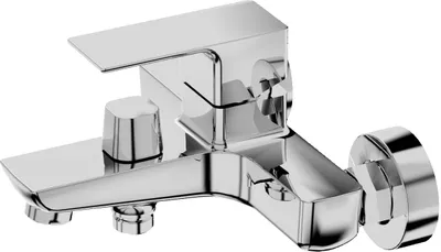Produktbild von Lavita  Aquila Badewannenarmatur in Chrom | Wannen- und Brausebatterie | Wasserhahn Bad s Design Armatur