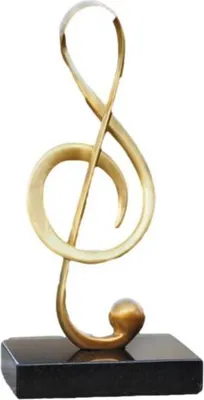 Produktbild von Schöner Bronze Notenschlüssel Frostfest Witterungsbeständig BOAN-2917