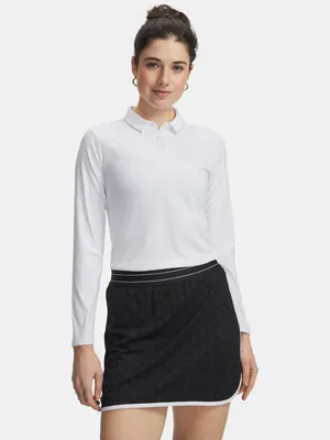 Produktbild von Under Armour UA Drive Chill Langarm-Poloshirt für Damen MD