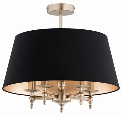 Zdjęcie produktu dla Lampa wisząca ROKSANA złoto-czarna 5xE14x10W metal wym:46x50x50cm IP20 Alfa