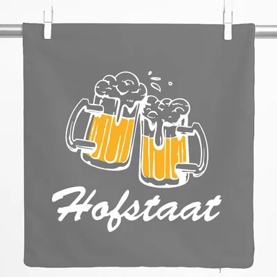Produktbild von Huuraa Kissenbezug Hofstaat Schützenfest 40x40cm Steel Grey Baumwolle Dekokissenbezug Geschenkidee