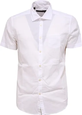Produktbild von 0925K camicia uomo MESSAGERIE Baumwolle white shirt man