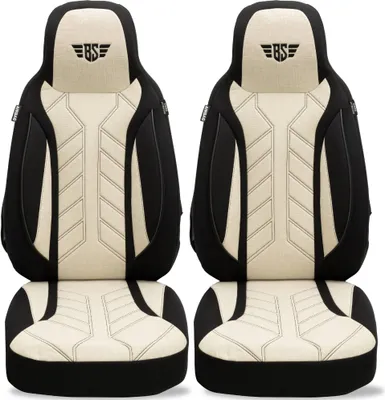Produktbild von Schonbezüge Sitzbezüge für VW Passat B7 3C Bj 2010-14 in Schwarz/Beige PLKT207