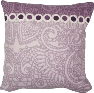Immagine prodotto di Federa 40x40 per un cuscino di flanella con cerniera ornamento viola