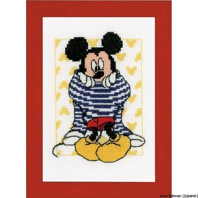 Produktbild von Auslaufmodell Vervaco Disney Stickpackung Zählmuster "Mickey"
