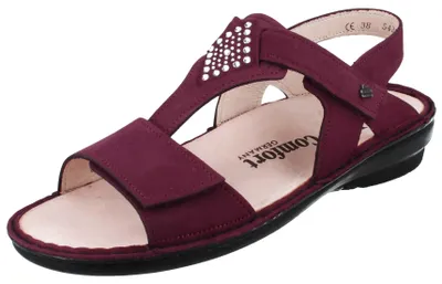 Produktbild von FINN COMFORT Calvia Damen Sandale beerenfarben Nubukleder - Größe: 38