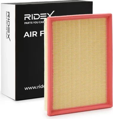 Produktbild von Luftfilter RIDEX 8A0803 für OPEL ZAFIRA B (A05) Umluftfilter Eckig Rechteckig