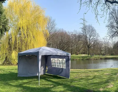 Produktbild von Faltbares Pavillon 3x4 m mit Seitenwänden und Tragetasche