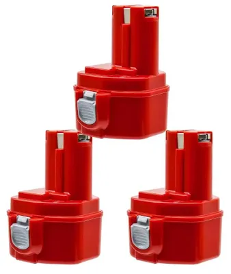 Image de Batterie, capacité 5000 mAh, compatible avec plusieurs outils électriques, 3 batteries de 5,0 Ah, 12 V