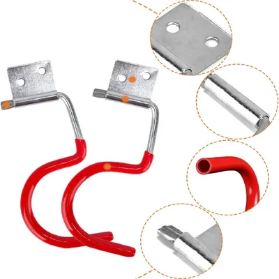 Immagine prodotto di Allecto Premium - Portattrezzi da giardino in metallo con 15 ganci e accessori per scope, giardini e garage