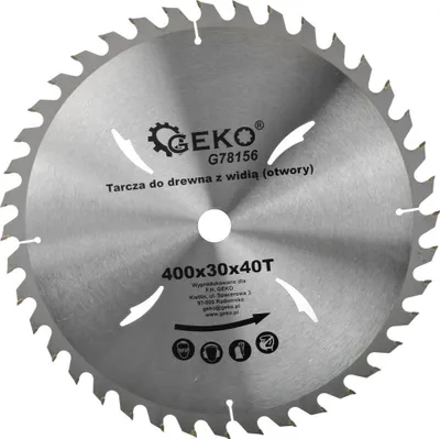 Image de Disque en bois 400X30X40T (trous)