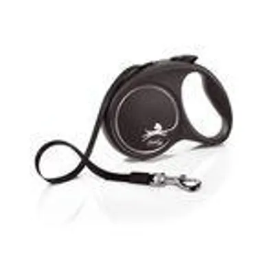 Produktbild von Flexi Black Design Gurtleine schwarz L 5M