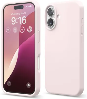 Immagine prodotto di Custodia Elago in silicone Premium per iPhone 16 Rosa