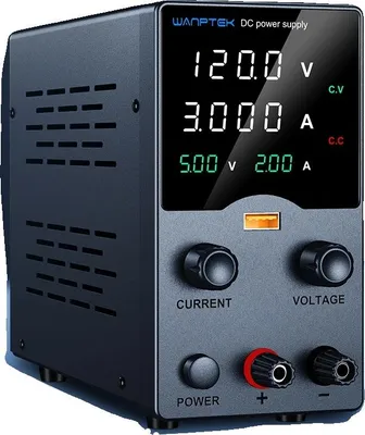 Produktbild von DC-Stromversorgung, einstellbare Spannung, einstellbarer Strom, kompaktes Design, GA1203H 120V 3A